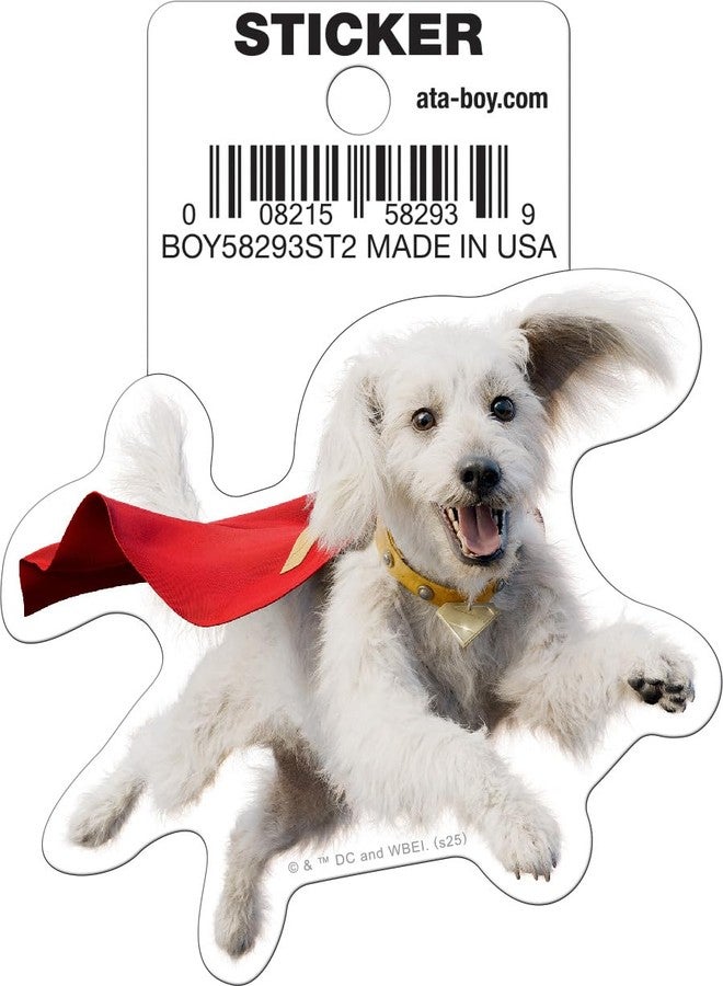 Ata-Boy Superman 2025 Krypto 3" Die Cut Sticker - Image 1